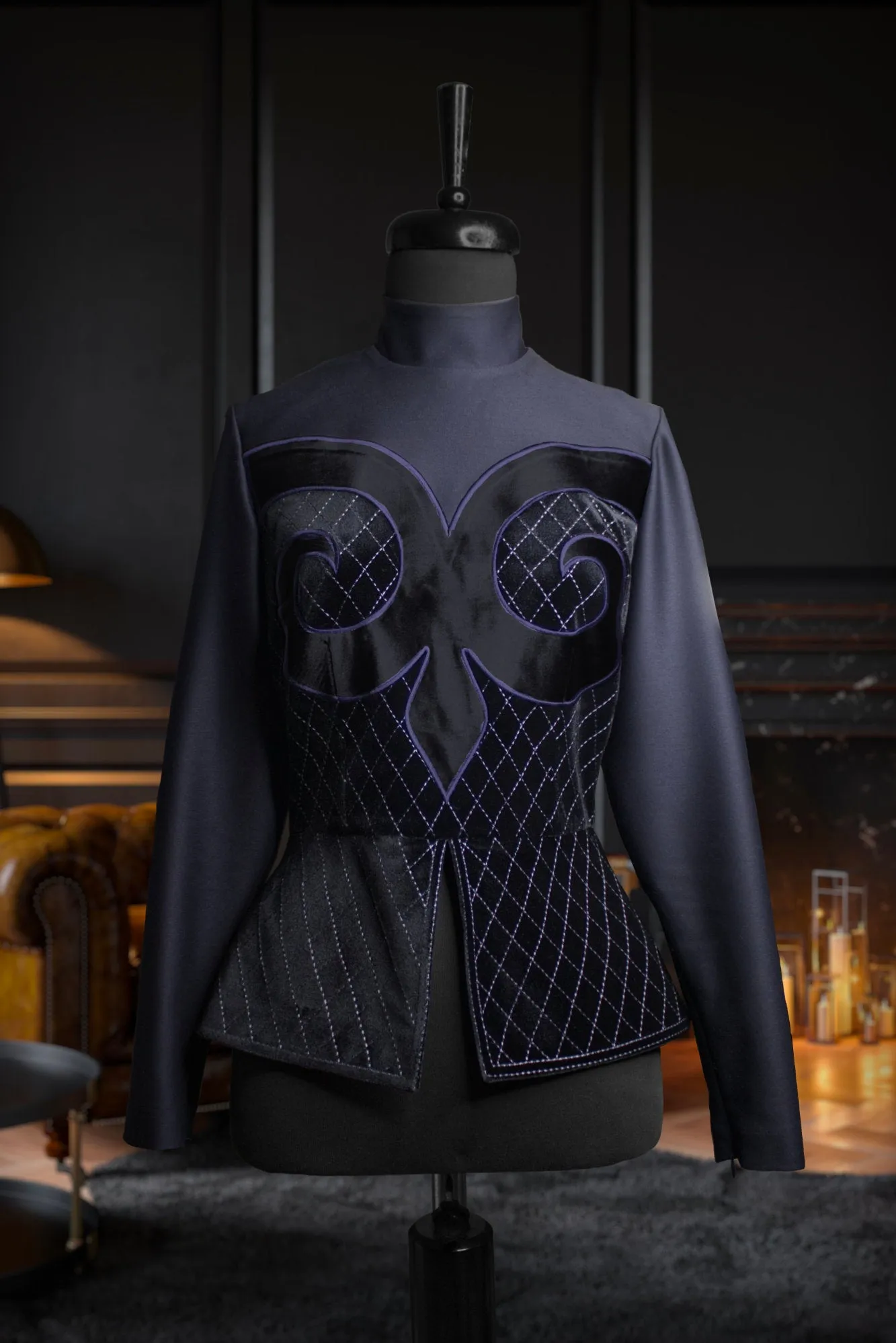 Diva Black Blouse