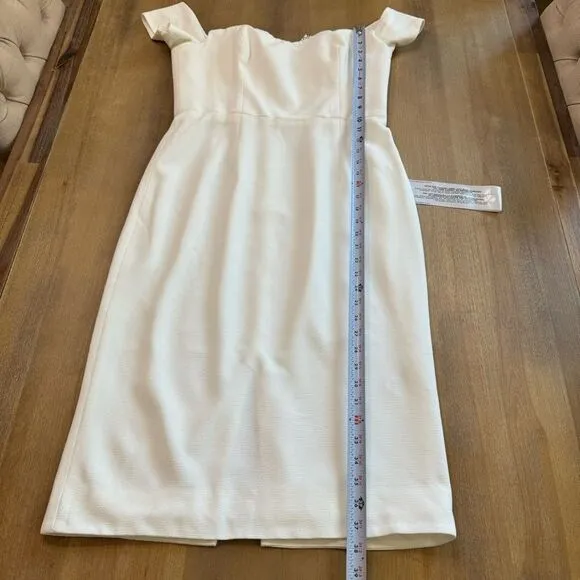 Dress The Population Bailey Dress in Off-White Size Large