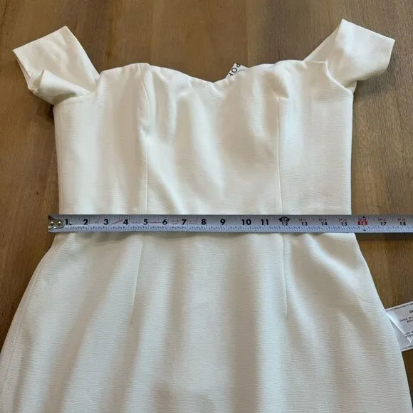 Dress The Population Bailey Dress in Off-White Size Large