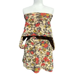 Effie’s Heart Floral Off the Shoulder Mini Dress Size Small With Pockets!