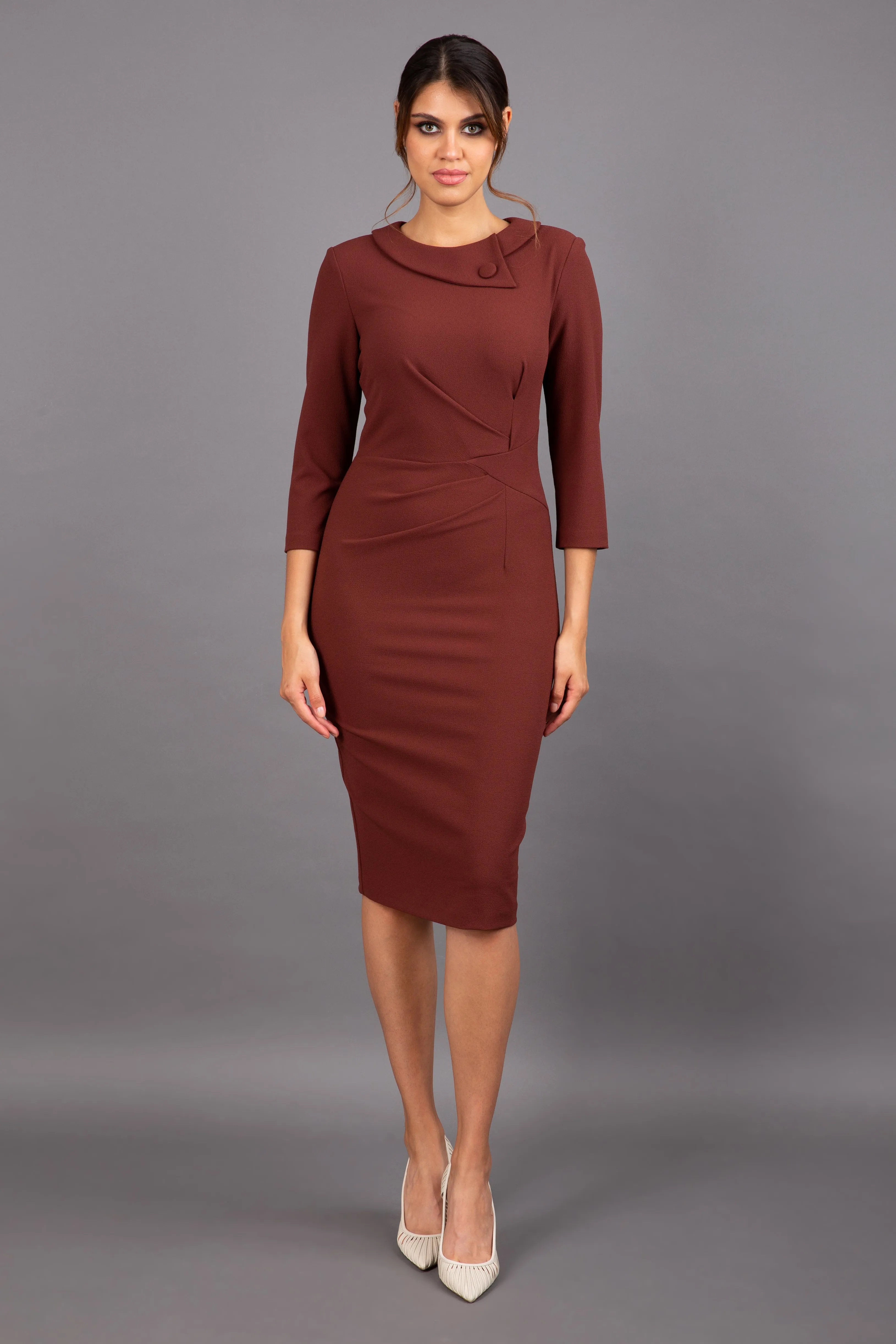 Elodie Sleeved Pencil Dress