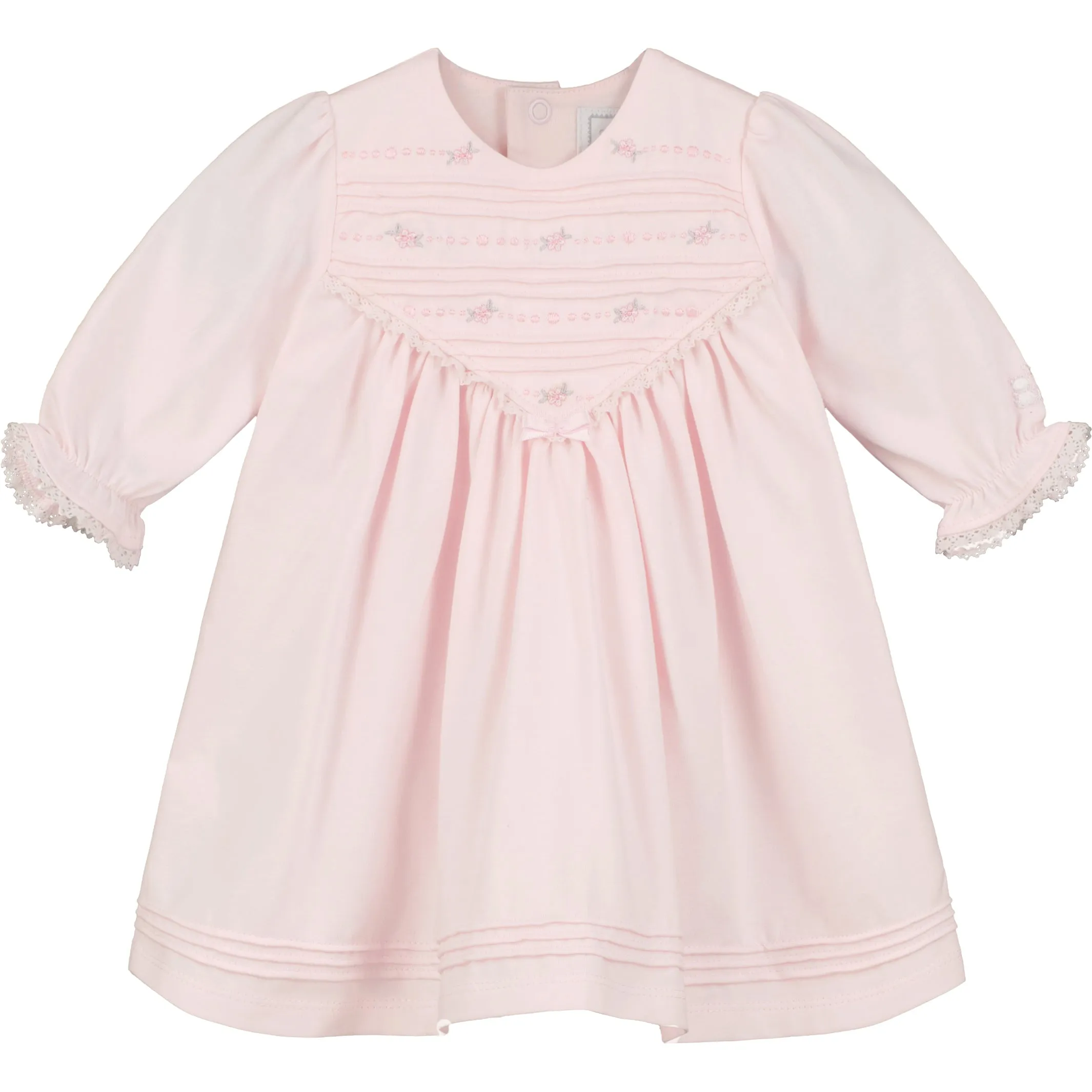 Elsa Dress with Pleat Detail & Tights