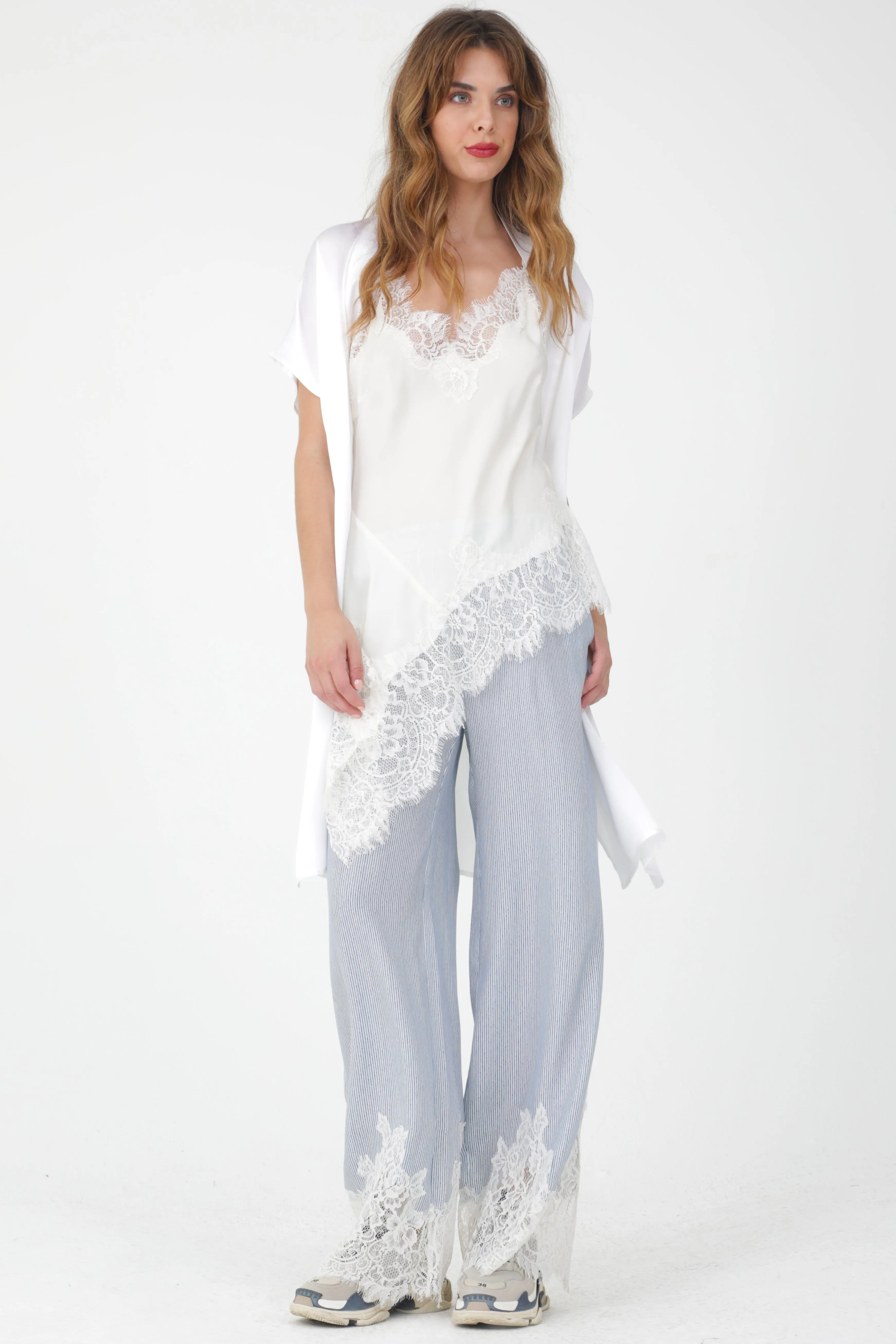 Emma V-Neck Tunic Dove