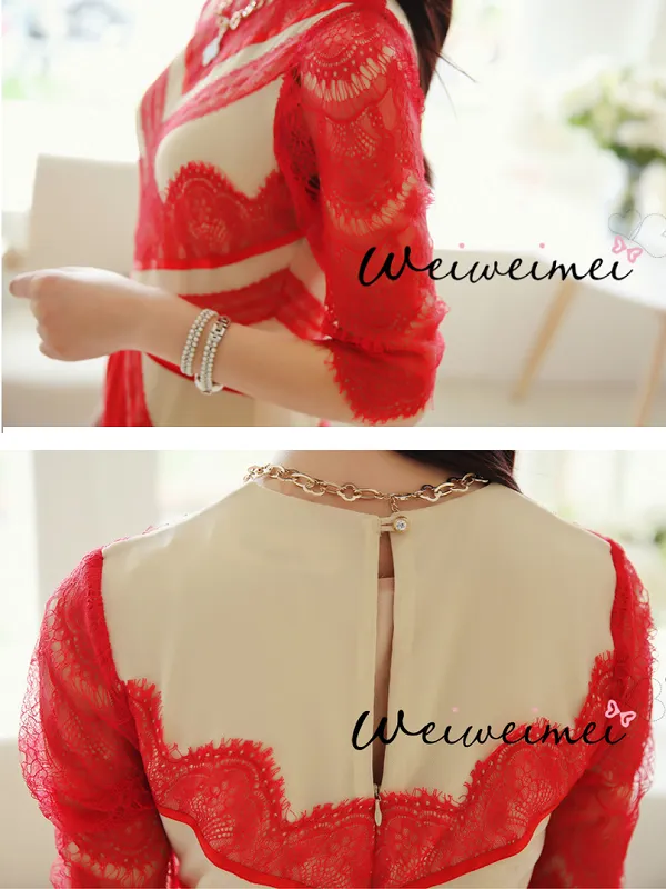eyelash lace peplum dress