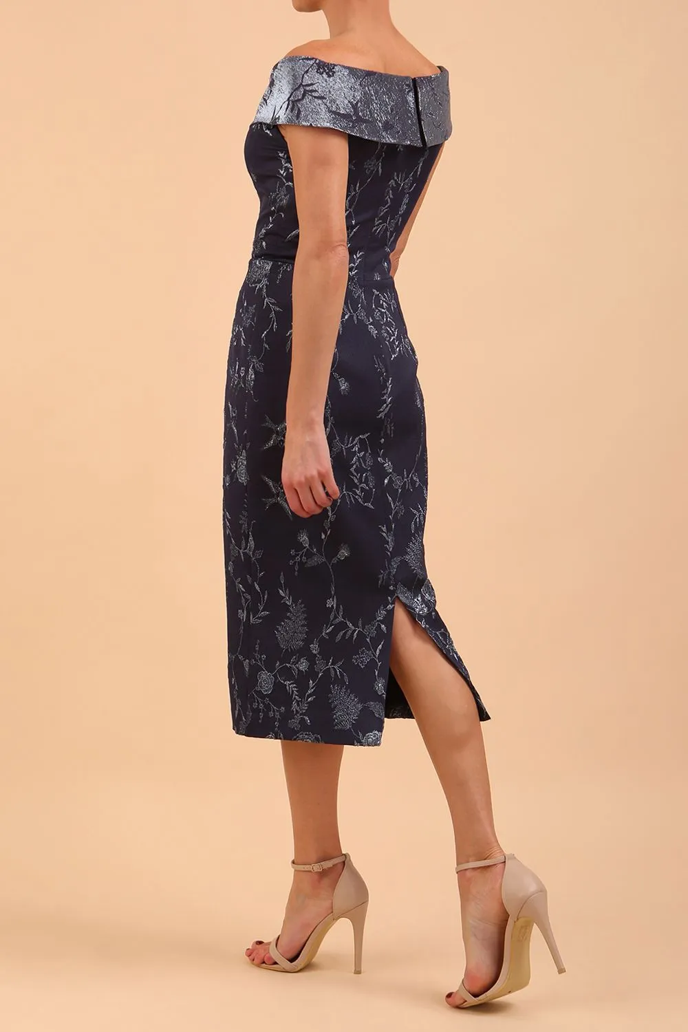 Florence Off Shoulder Pencil dress