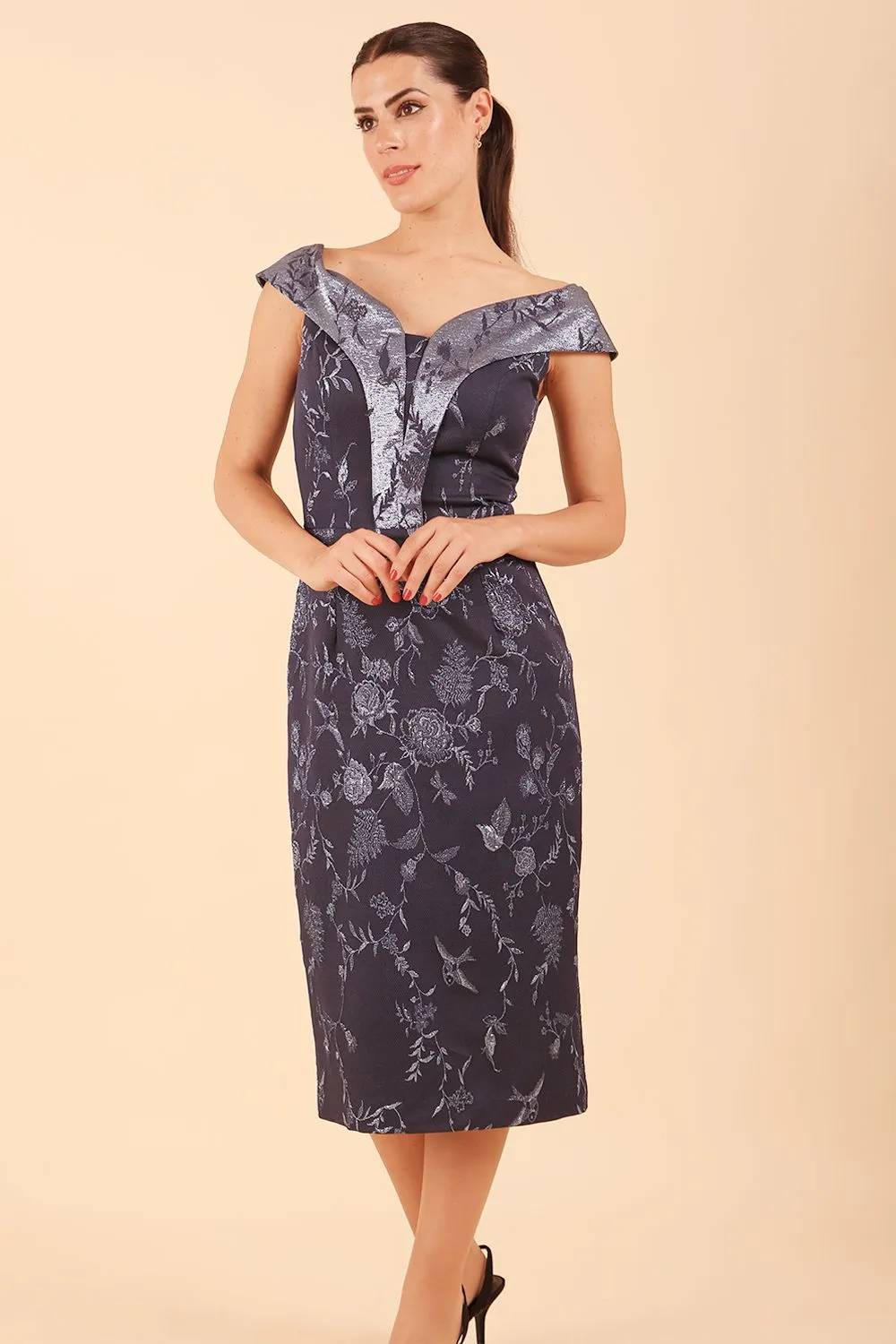 Florence Off Shoulder Pencil dress