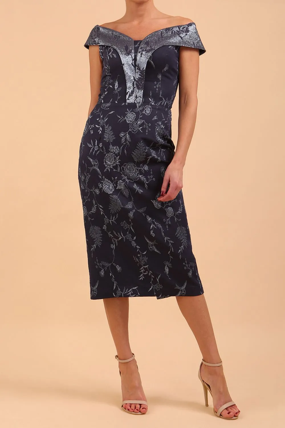 Florence Off Shoulder Pencil dress
