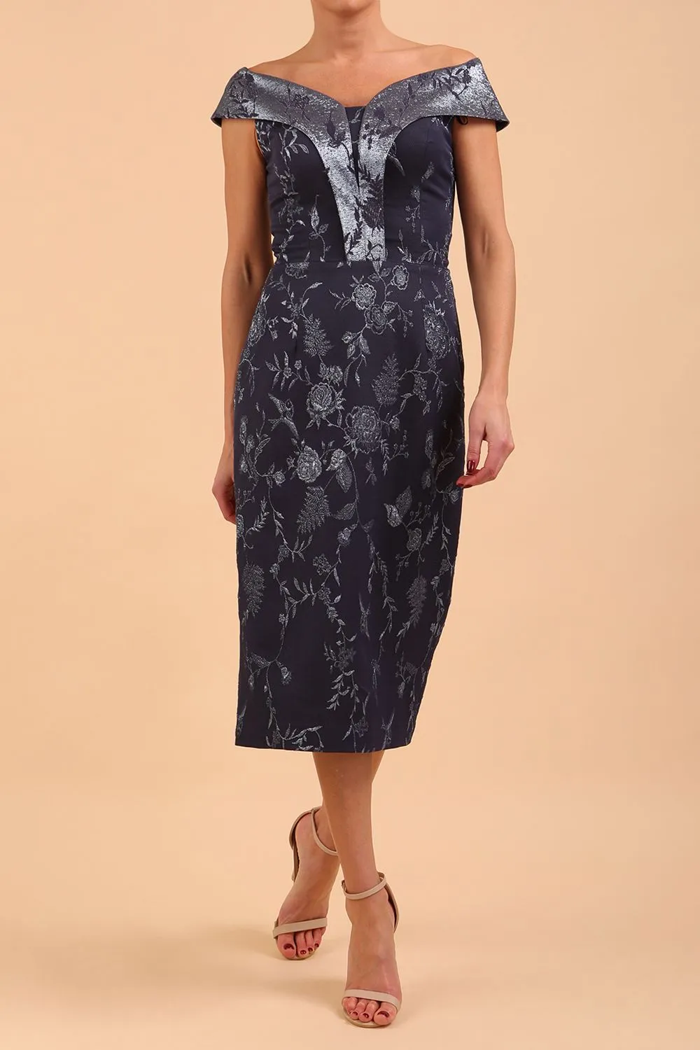 Florence Off Shoulder Pencil dress