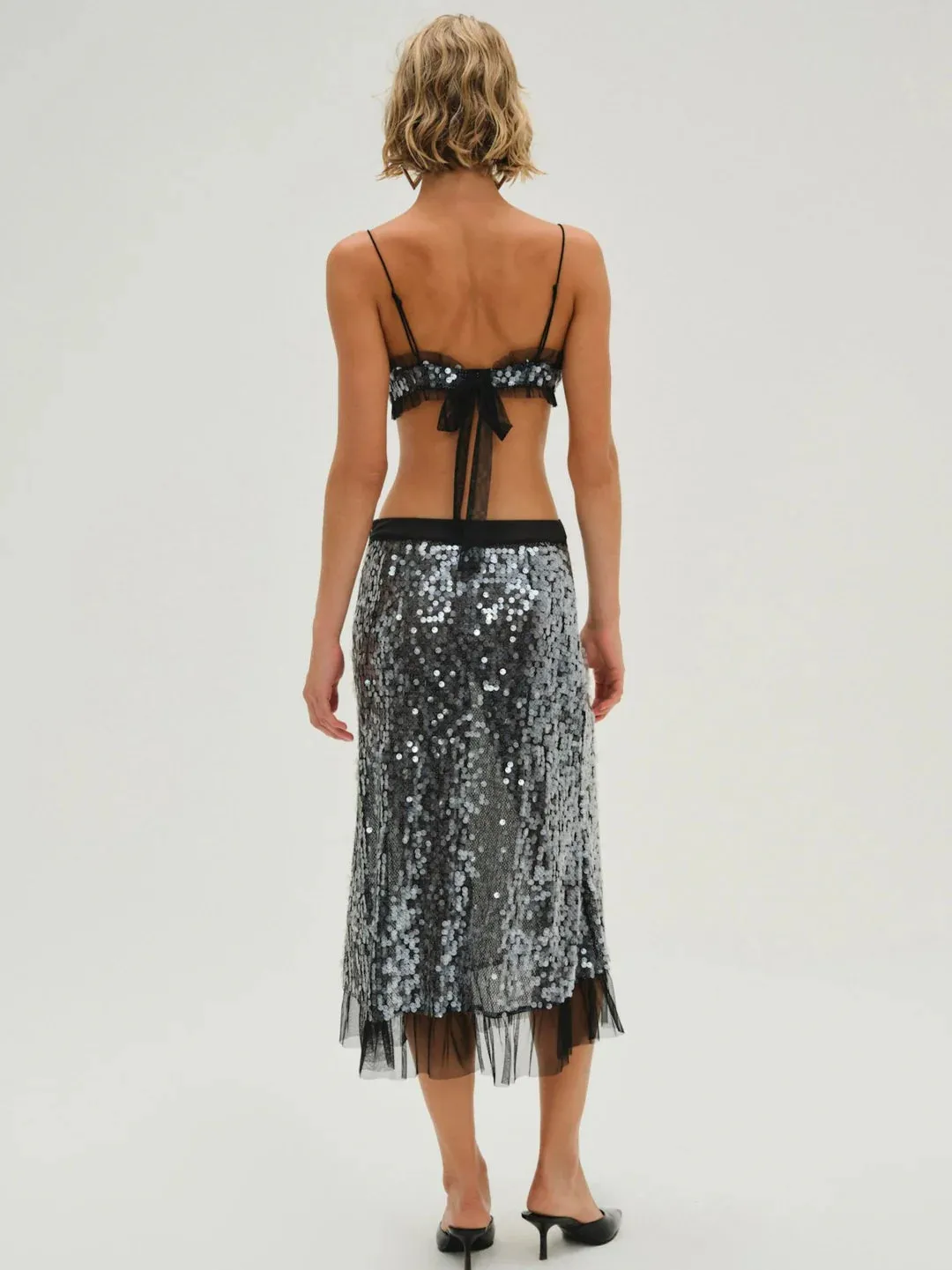 For Love & Lemons Christelle Midi Skirt