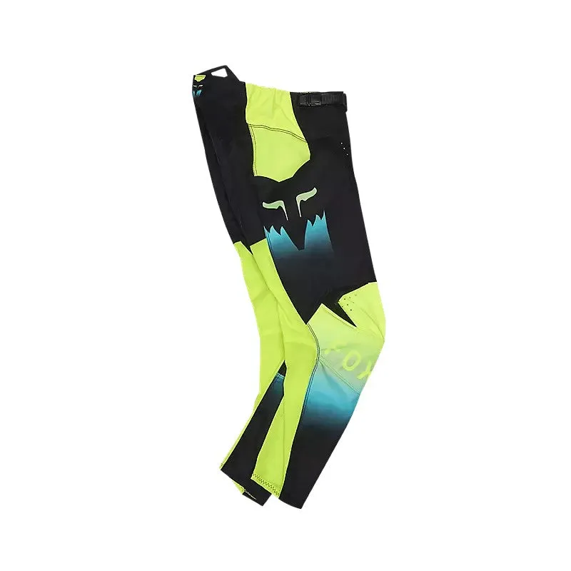 FOX YOUTH GIRLS 180 FLORA PANTS [BLACK/YELLOW]