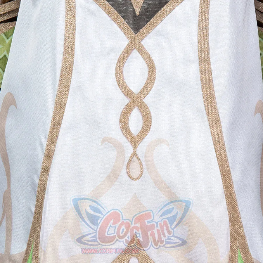 Genshin Impact Nahida/Lesser Lord Kusanali Cosplay Costume C02966  A
