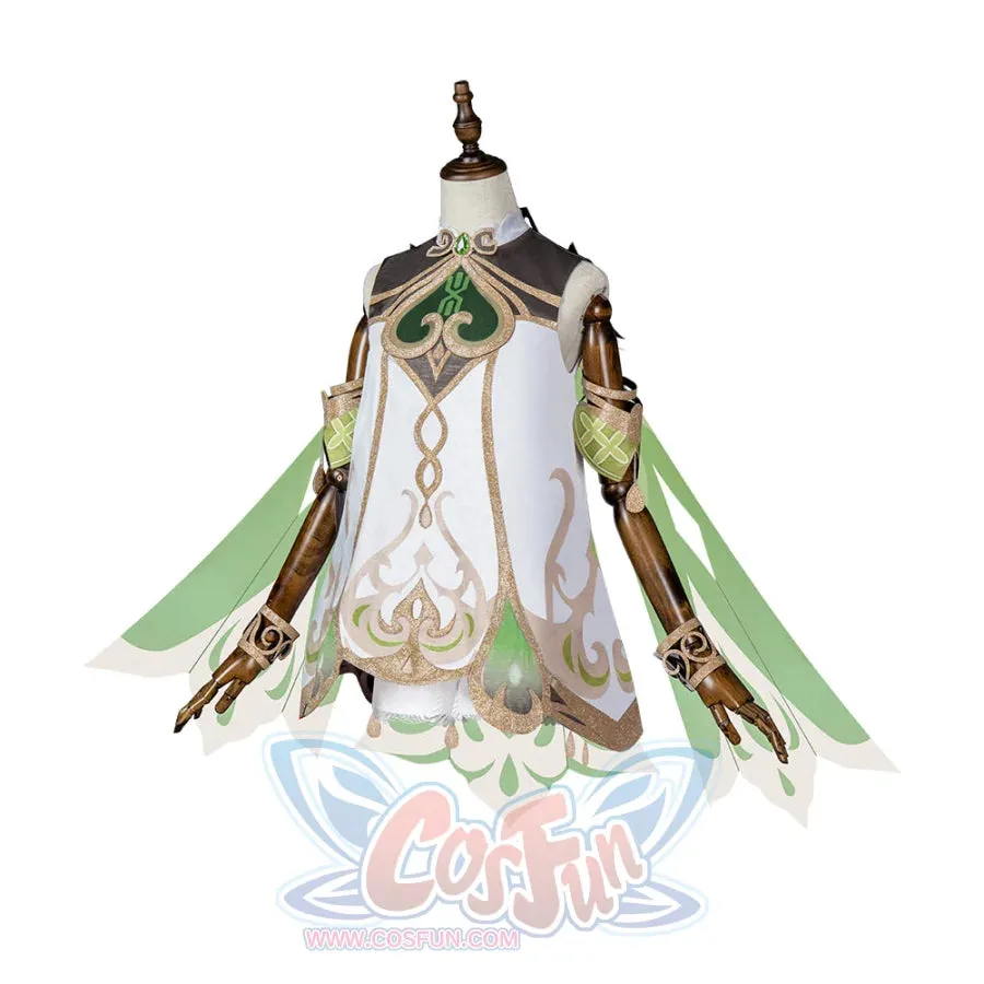 Genshin Impact Nahida/Lesser Lord Kusanali Cosplay Costume C02966  A