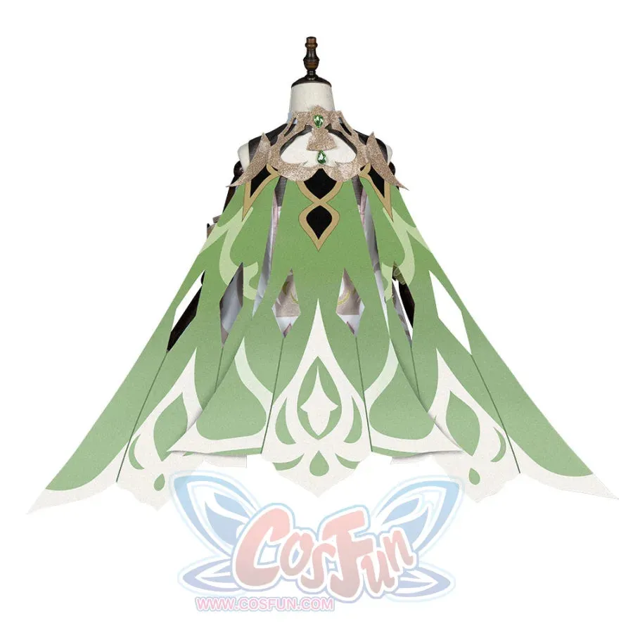 Genshin Impact Nahida/Lesser Lord Kusanali Cosplay Costume C02966  A