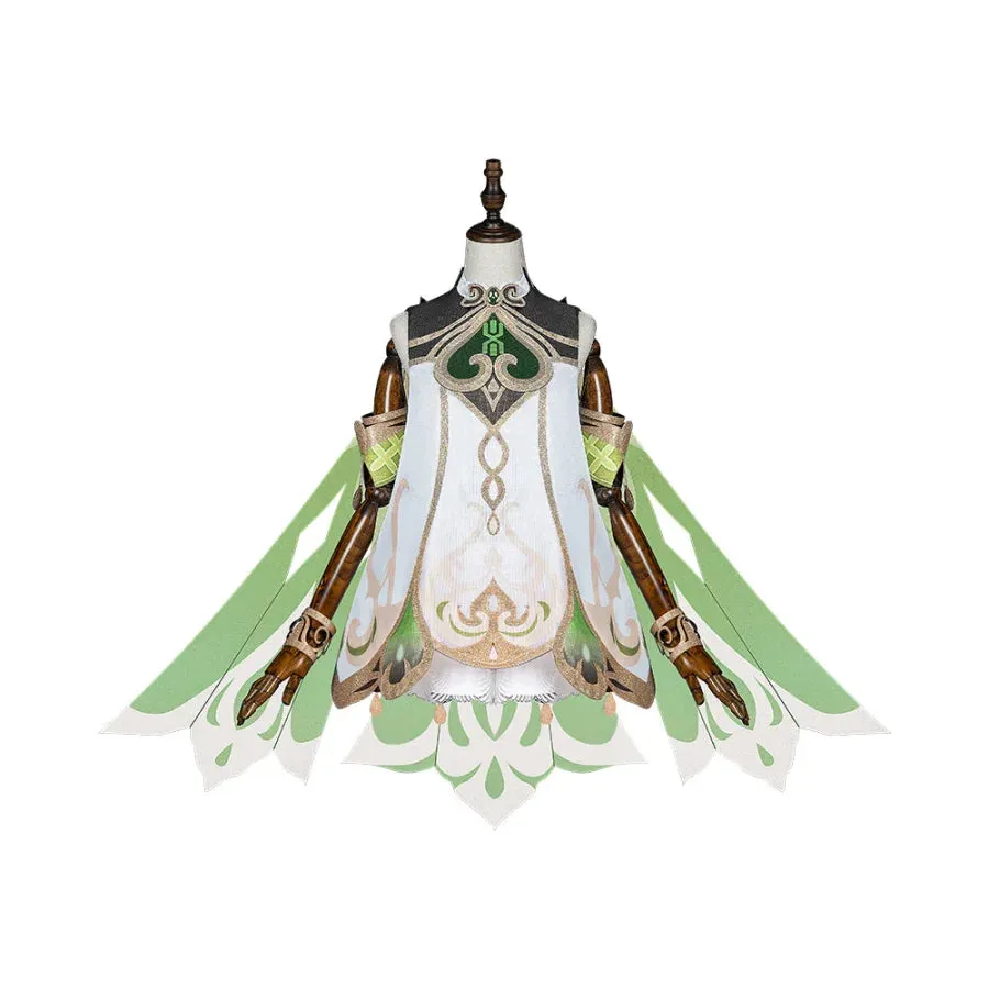 Genshin Impact Nahida/Lesser Lord Kusanali Cosplay Costume C02966  A