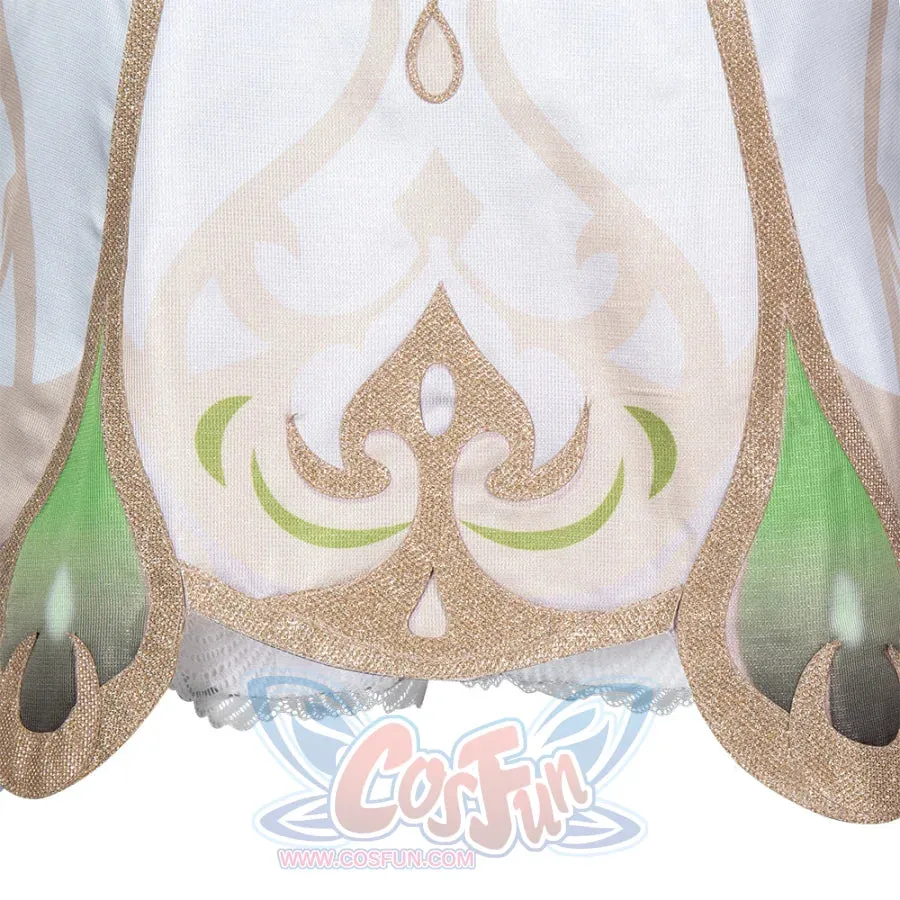 Genshin Impact Nahida/Lesser Lord Kusanali Cosplay Costume C02966  A