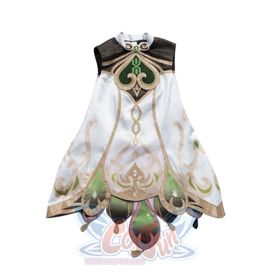 Genshin Impact Nahida/Lesser Lord Kusanali Cosplay Costume C02966  A
