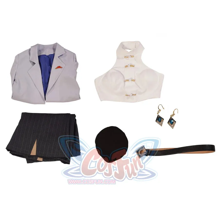 Genshin Impact x Pizzahut Yelan Cosplay Costume C07479  AA