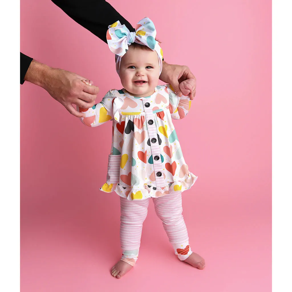 Gigi and Max Jayde Ruffle Peplum & Legging Set