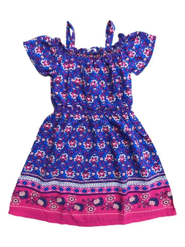 Girl Off-Shoulder Print