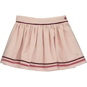 Girl Pink Wool Skirt