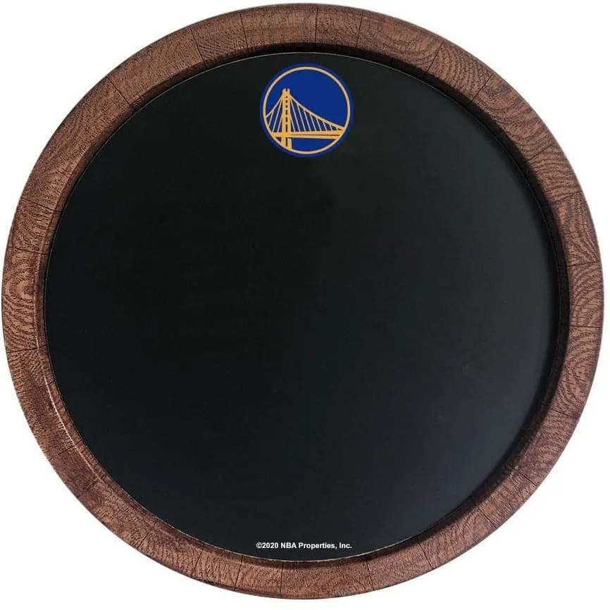 Golden State Warriors: Chalkboard "Faux" Barrel Top Sign