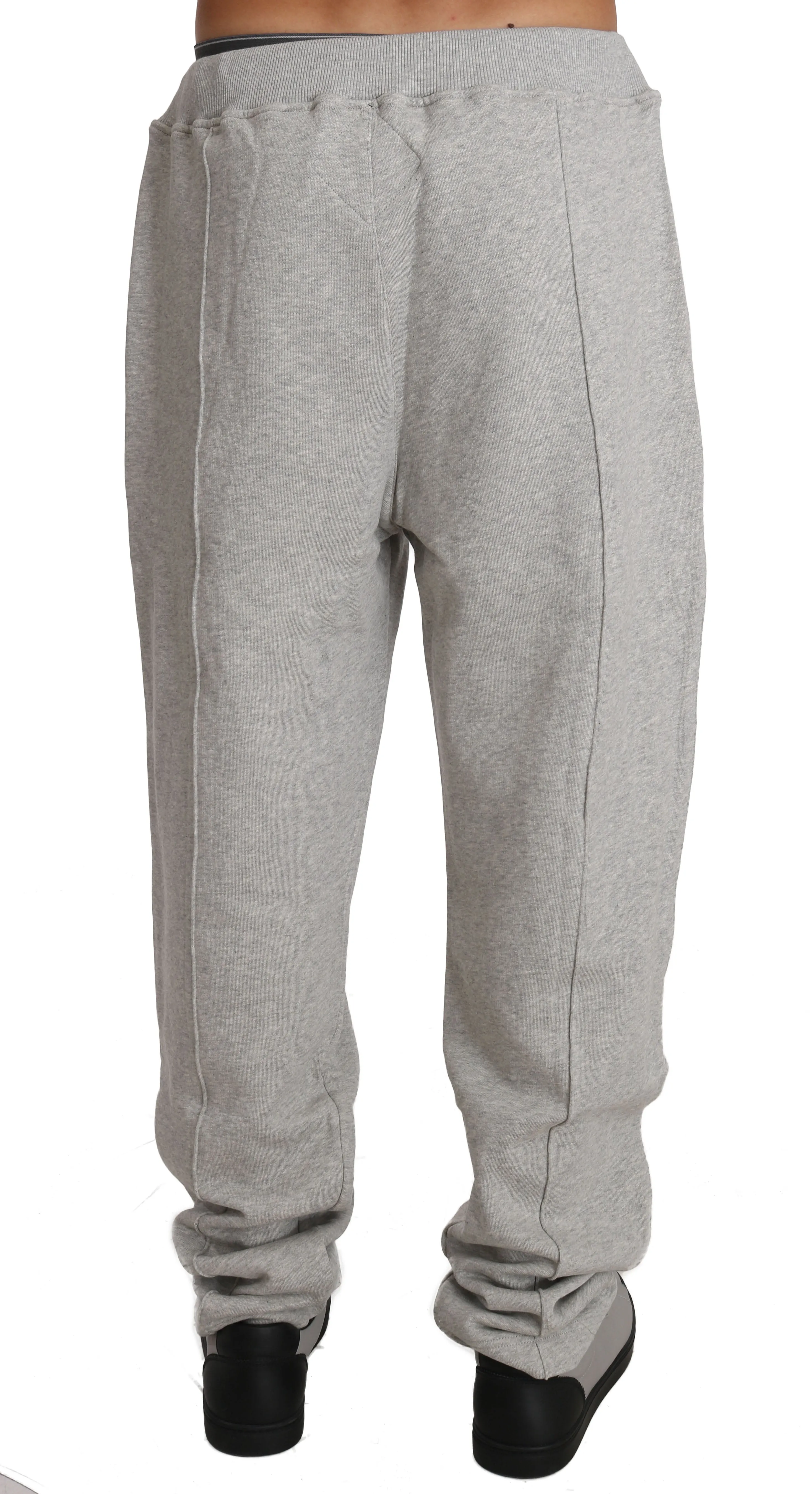 Gray Cotton Sweater Pants Tracksuit
