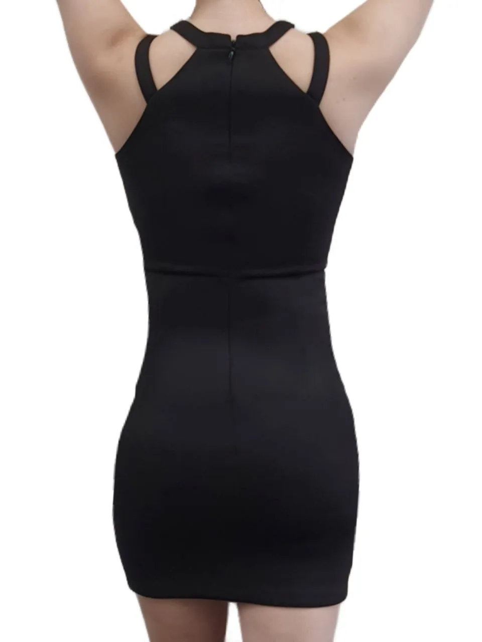 GUESS Women's Black Stretchy Sleeveless Pencil Dress #GDJP NWT