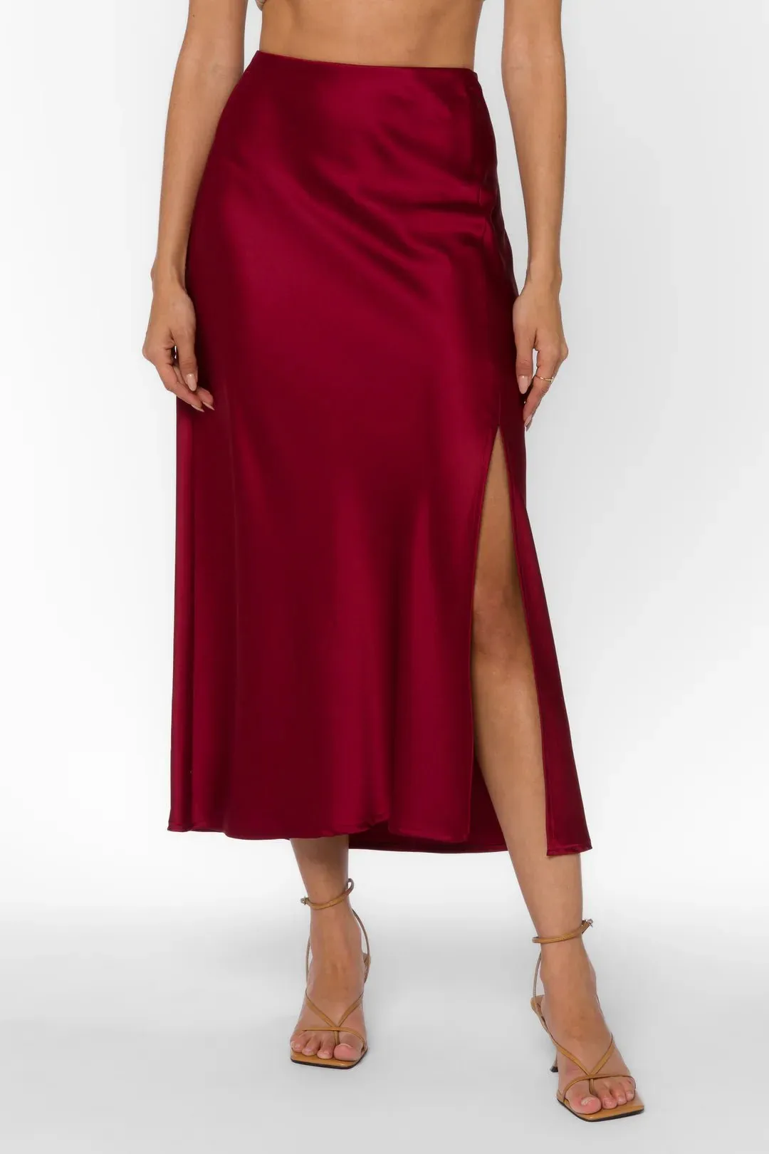 Gypsy Satin Slip Skirt