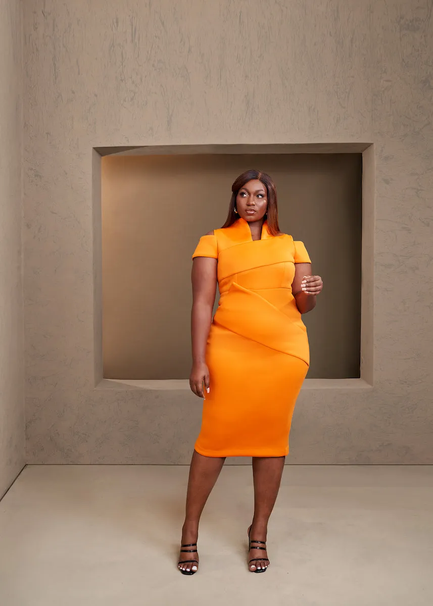 Halima Dress- Orange