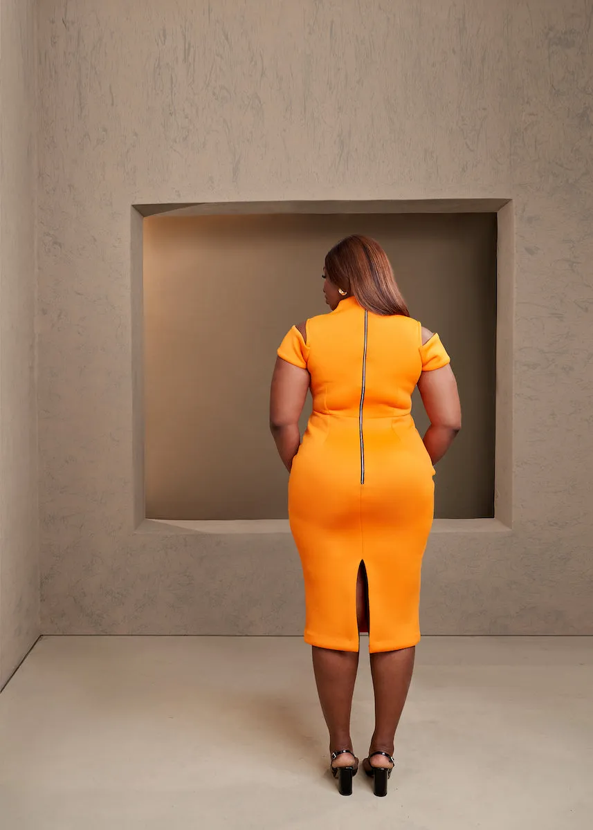 Halima Dress- Orange