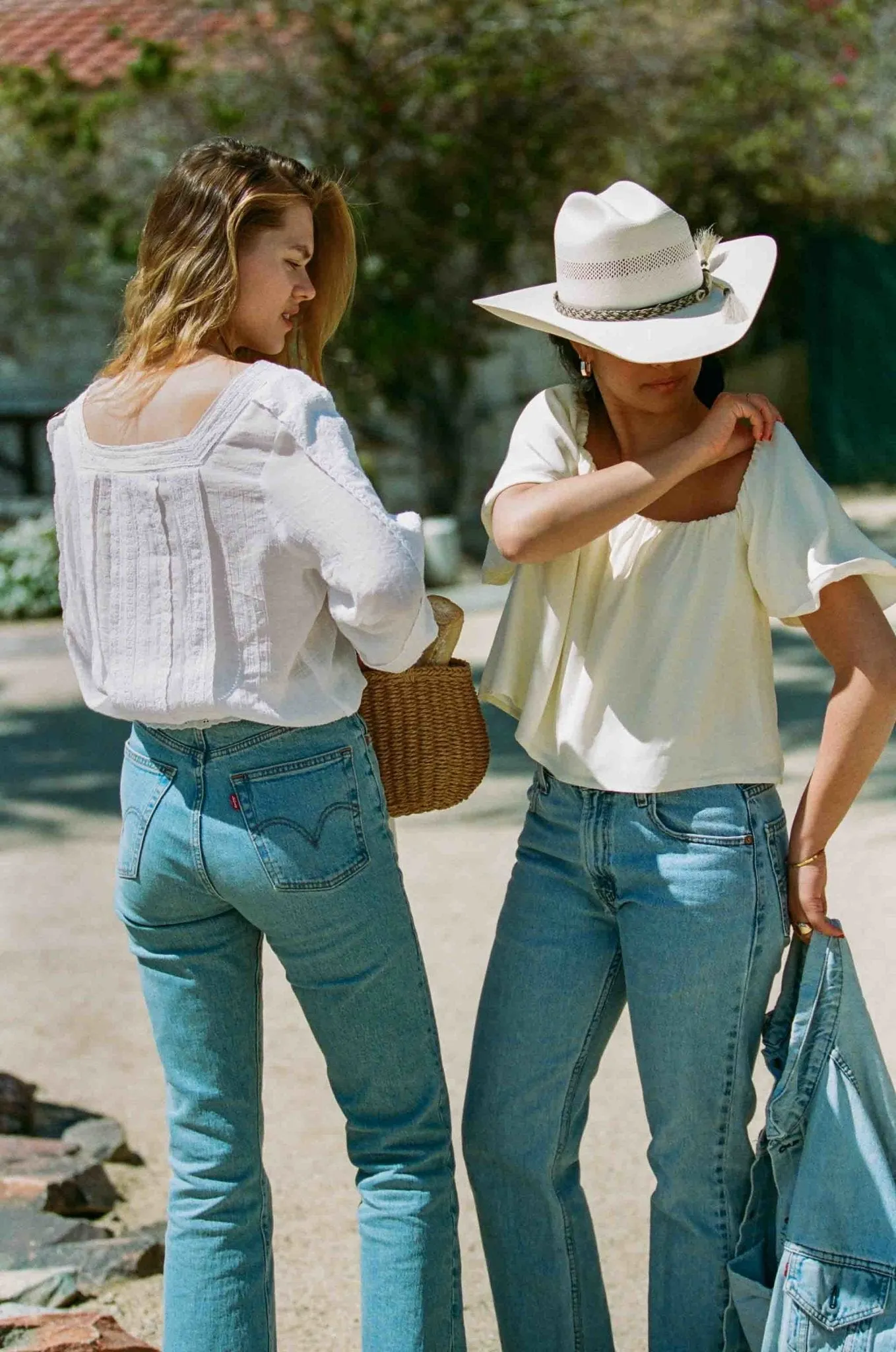 Harlow Top | Ivory silk blouse