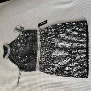 Haute Monde Sequin skiet&amp; blouse set size L