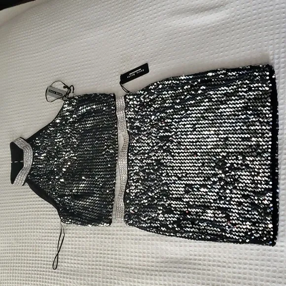 Haute Monde Sequin skiet&amp; blouse set size L
