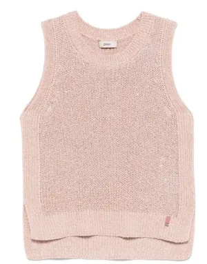 Herno Sequin Embellished Vest - Rossa
