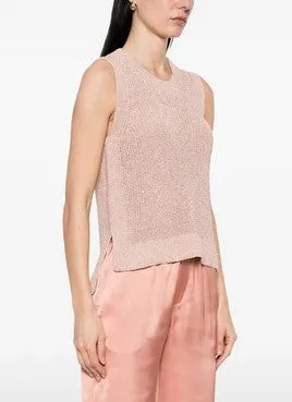 Herno Sequin Embellished Vest - Rossa