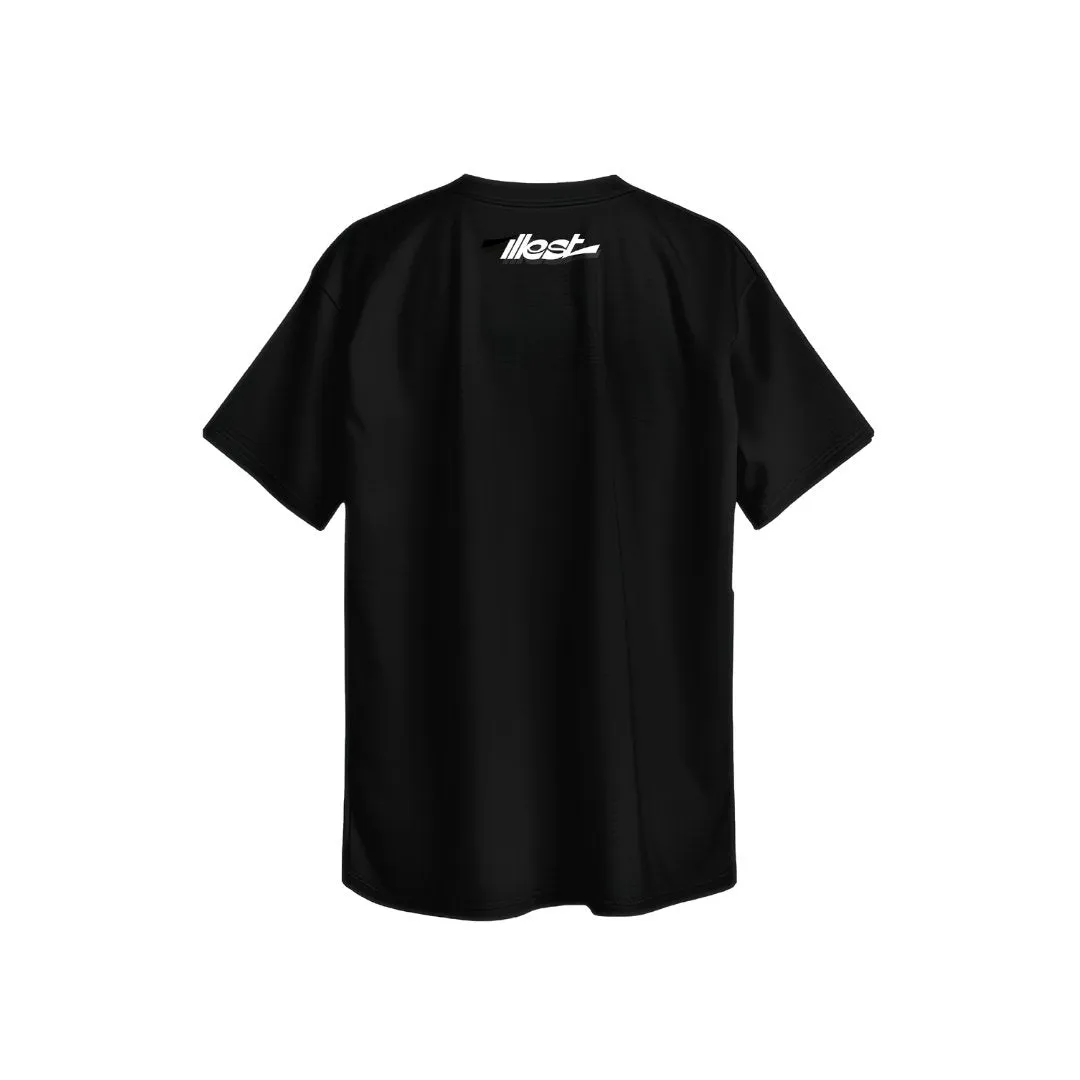 ILLEST FILLING STATION TEE - BLACK