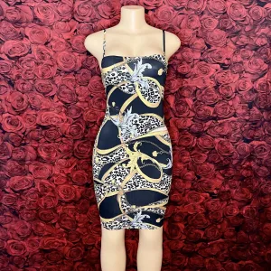 In Chains Printed Dress