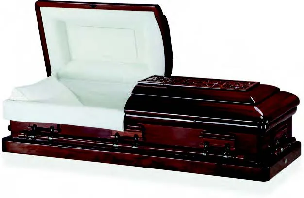 Infinity Carved Top President Casket