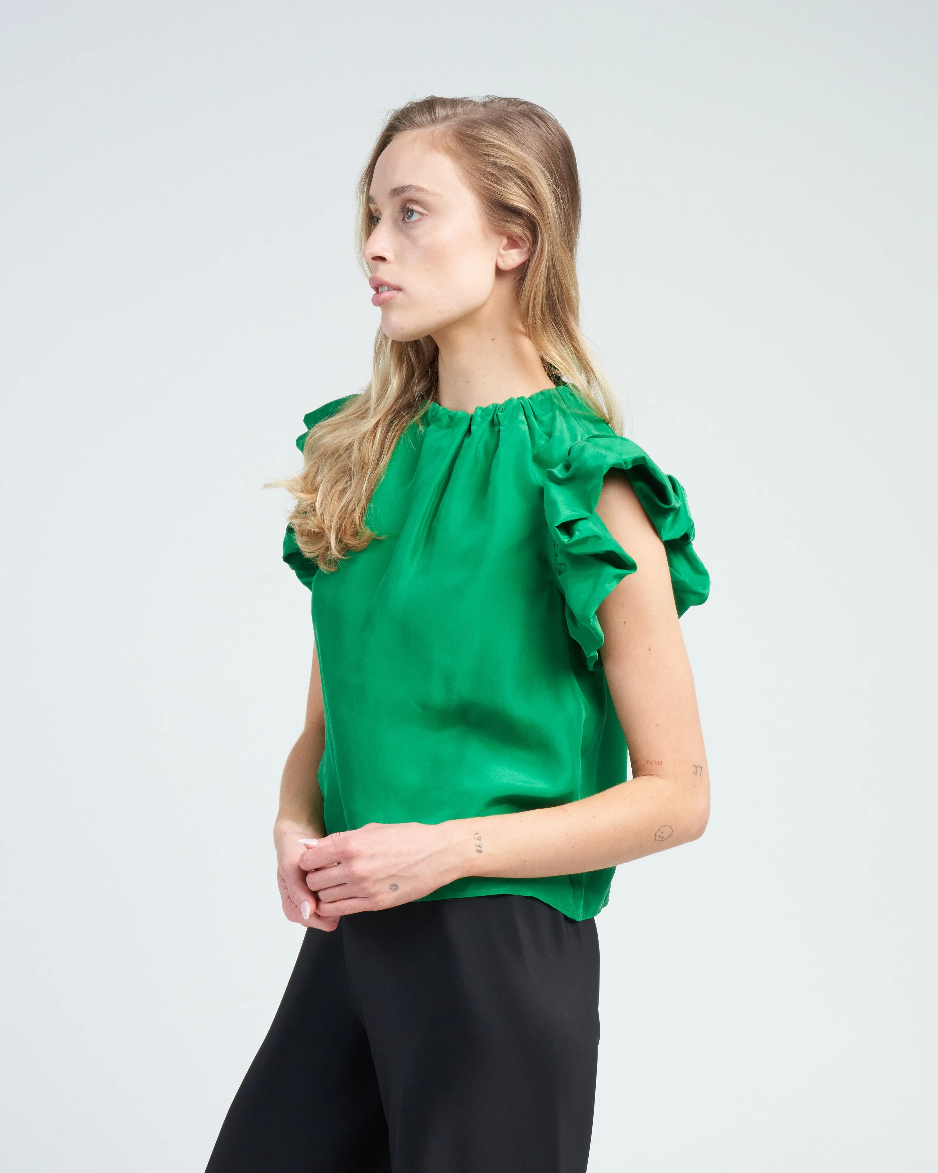 iren top - emerald