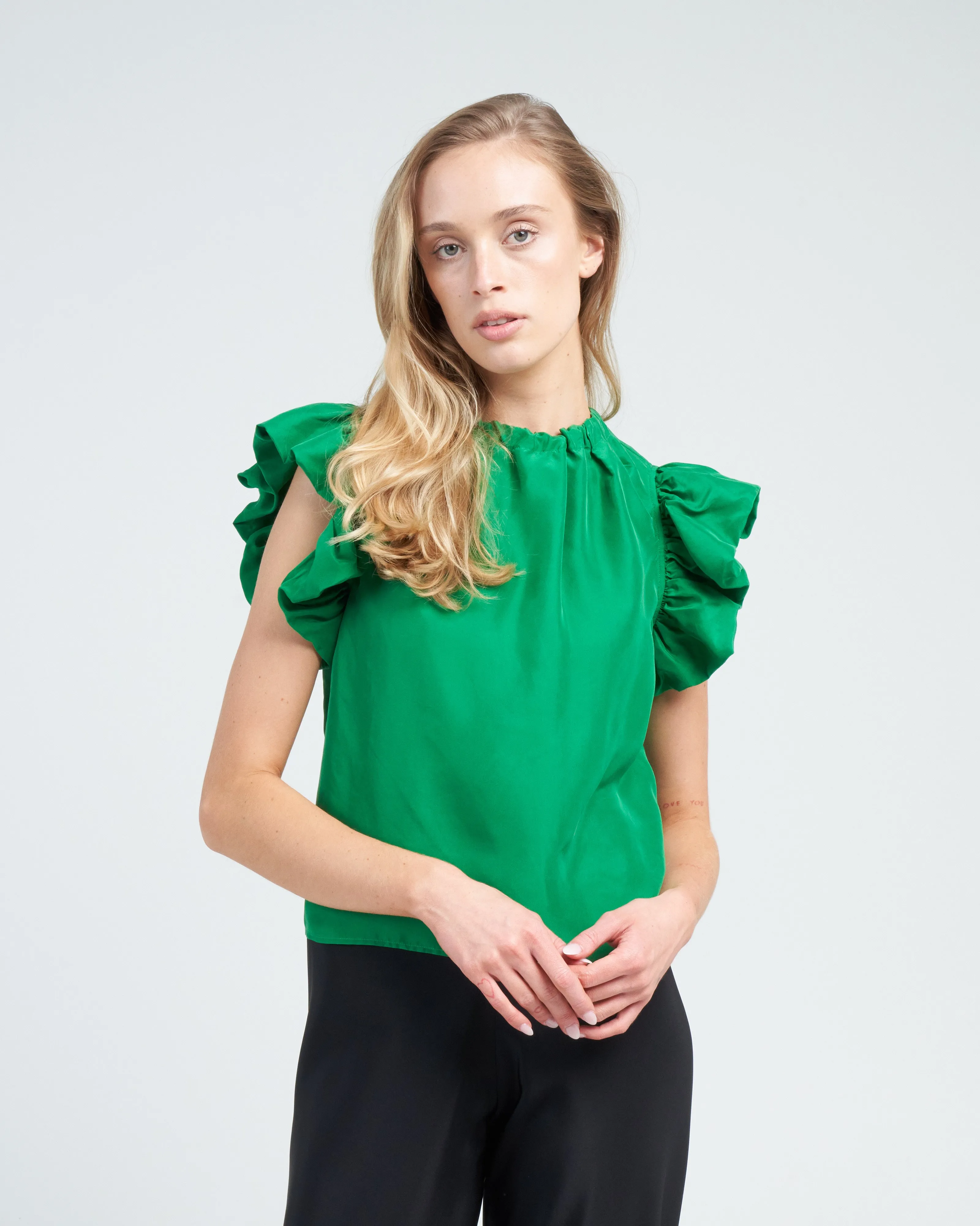 iren top - emerald