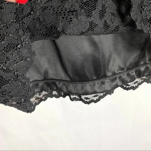 ISABEL de PEDRO BLACK LACE TUBE SKIRT NWT 6