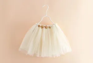IVORY STAR SEQUINS TUTU SKIRT