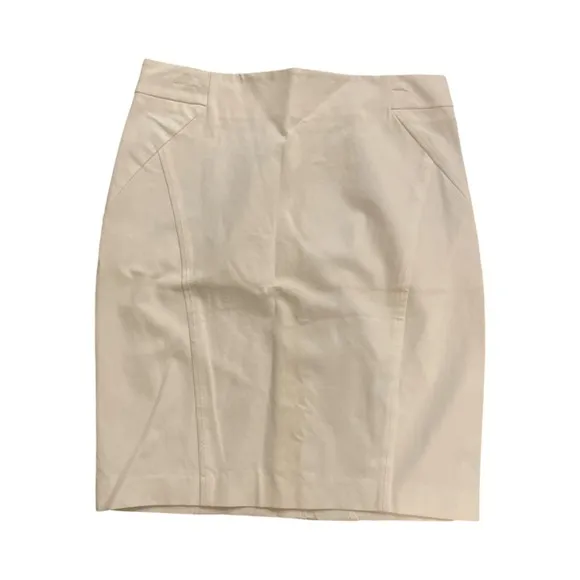 J. McLaughlin Leslie Pencil Skirt Size 4 NWT White
