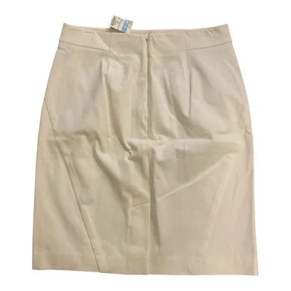 J. McLaughlin Leslie Pencil Skirt Size 4 NWT White