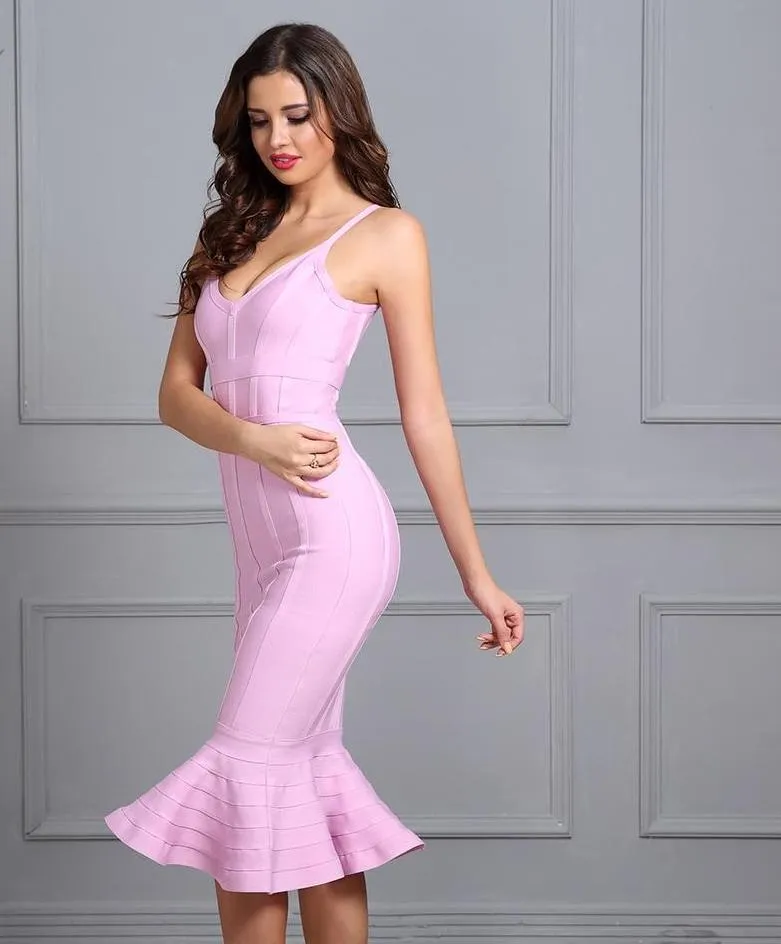 Kelly Kline Spaghetti Strap Mermaid Dress