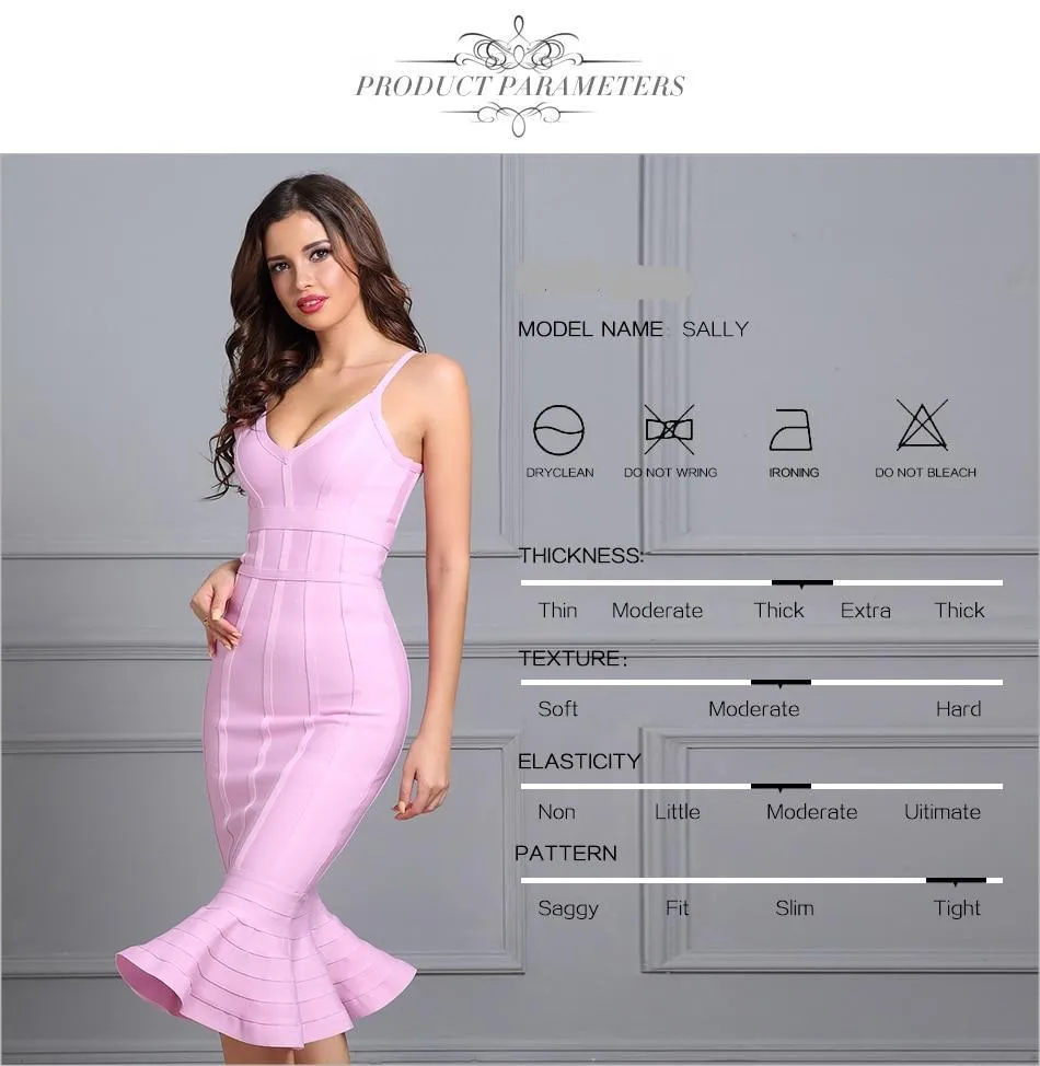 Kelly Kline Spaghetti Strap Mermaid Dress