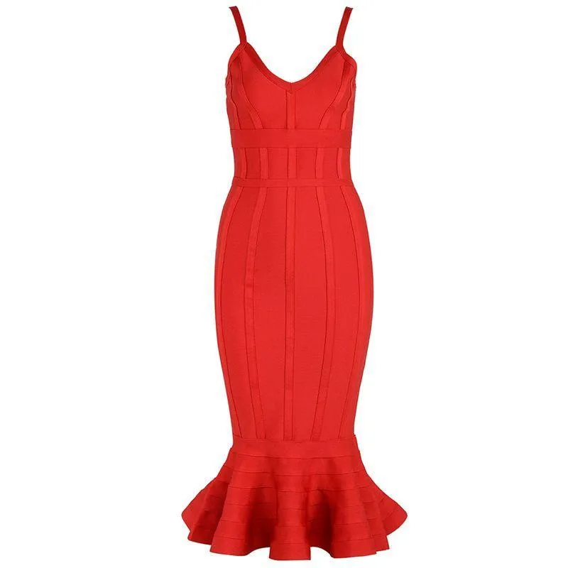 Kelly Kline Spaghetti Strap Mermaid Dress