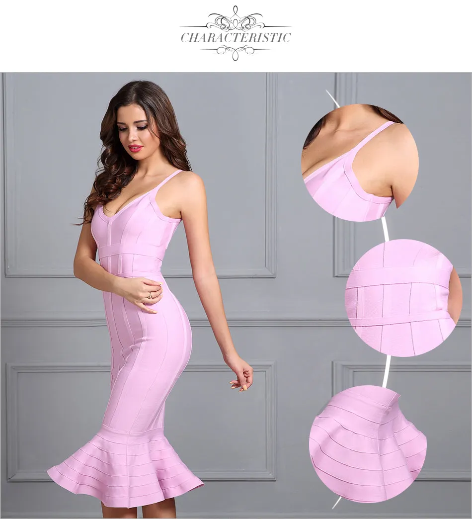 Kelly Kline Spaghetti Strap Mermaid Dress