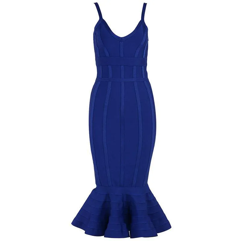 Kelly Kline Spaghetti Strap Mermaid Dress
