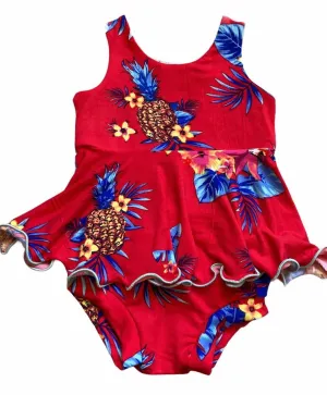 Kids Twirly Set in Pineapple